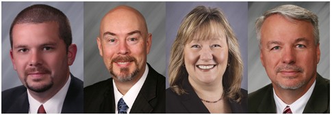 Left to Right: Brian Reid, Rick Short, Dawn Roller, and Bill Jackson.